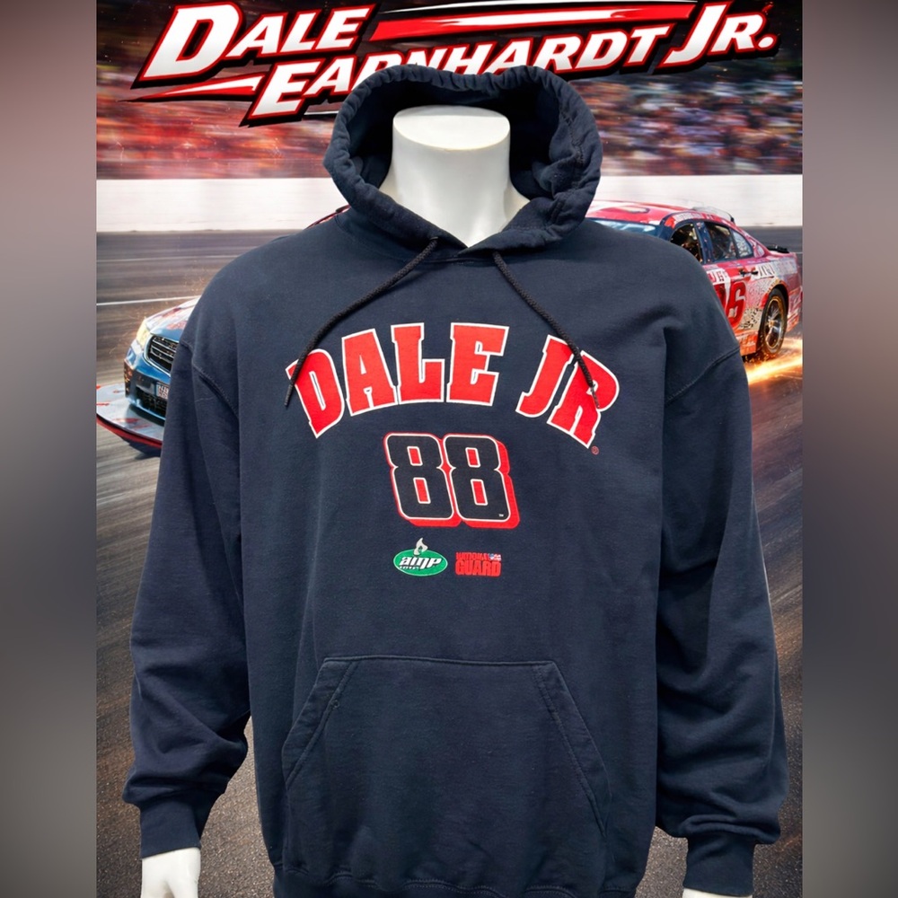 Vintage Winners Circle NASCAR Dale Earnhardt Jr #88 Black Hoodie Sweatshirt 2XL
